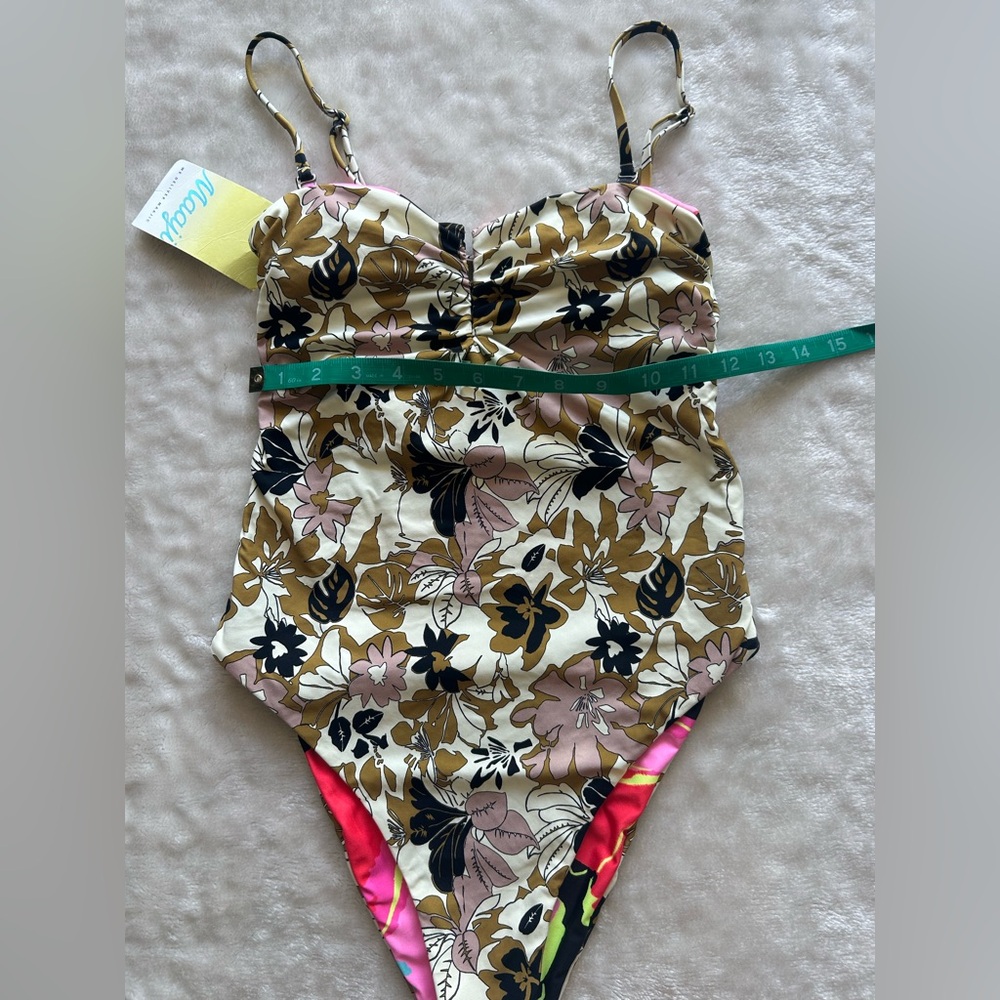 Reversible Floral One-Piece Swimsuit - Picture 7 of 13